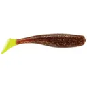 D.O.A. Fishing Lures CAL Series Shad Tail Swimbait Rootbeer/Chartreuse Tail - D.O.A. Fishing Lures