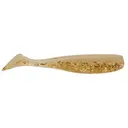 D.O.A. Fishing Lures CAL Series Shad Tail Swimbait Shad/Glow Gold Glitter - D.O.A. Fishing Lures