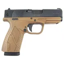 Bersa BP9CC 9mm Luger Pistol 3.3" Barrel 8+1 Round Matte Black Slide Flat Dark Earth Grip Flat Dark Earth Frame - Bersa