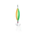 Clam Leech Flutter Spoon Glow Firetiger 1/8 oz - Clam