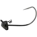 Dirty Jigs Magnum Stand Up Head 1/4oz 4/0 Shaky Head Jighead Black - Dirty Jigs