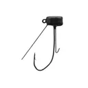 Strike King Tour Grade Weedless Ned Rig 3/16oz Wacky Jighead Black - Strike King