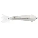 Luhr-Jensen Pet Spoon 012 Spoon White Feather Chrome - Luhr-Jensen