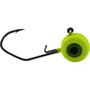 Jenko Fishing Slasher Crappie 1/32oz Round Ball Jighead Chartreuse - Jenko Fishing