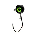 Jenko Fishing Slasher Crappie 1/16oz Round Ball Jighead Black - Jenko Fishing