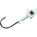 Outkast Tackle Golden Eye Swimmer Head 1/8oz Jighead 3/0 White - Outkast Tackle