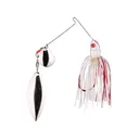 Strike King Bleeding Bait Tandem Spinnerbait 3/8oz Bleeding White Nickel - Strike King