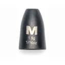 Mustad Worm Weight 1/16oz Tungsten Black 5PK - Mustad