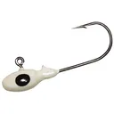 Bobby Garland Mo Glo Jig 1/8oz Minnow Jighead Ghost Glow - Bobby Garland