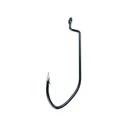 Eagle Claw Trokar Pro V Offset Worm Hook #4/0 Black Chrome 4PK - Eagle Claw