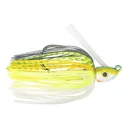 Strike King Hack Attack Heavy Cover Swim Jig Chartreuse Sexy Shad 3/8 oz - Strike King