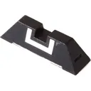 Glock Square Rear Sight Slim 6.9mm .271" Height Polymer Black White Outline - Glock