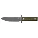 Zero Tolerance 006 Fixed Blade Knife 6" Clip Point CPM-3V Bead Blasted Blade G-10 Handle Olive Drab - Zero Tolerance