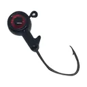 BoneHead Tackle BX 1/32oz Round Ball Jighead Black - Bonehead Tackle