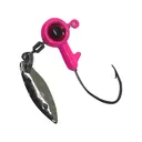BoneHead Tackle BX Bladed 1/8oz Underspin Jighead Pink - Bonehead Tackle