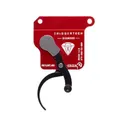 TriggerTech Diamond Single Stage Trigger for Remington 700 Clones with Bottom Safety Pro Curved Black - TriggerTech