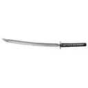 Cold Steel Warrior Series Chisa Katana Sword 24.5" 1060 Carbon Steel Blade Ray Skin Handle Black - Cold Steel