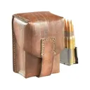 Military Surplus Serbian Leather Magazine Pouch Grade 2 - Military Surplus