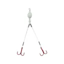 Northland Mini Predator Rig Mono Weighted #8 Glo White - Northland Fishing Tackle