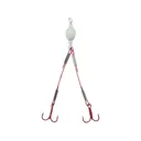 Northland Mini Predator Rig Wire Weighted #8 Glo White - Northland Fishing Tackle