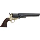 Pietta 1851 Reb Nord Navy Deluxe Black Powder Revolver 44 Caliber 7.5" Blued Barrel Brass Frame Walnut Grip - Pietta