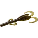 Zoom Baby Brush Hog Creature Green Pumpkin Purple - Zoom Bait
