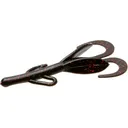 Zoom Baby Brush Hog Creature Black Red Glitter - Zoom Bait