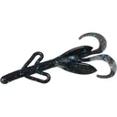 Zoom Baby Brush Hog 4" Creature Black/Blue - Zoom