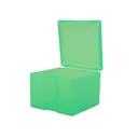 MTM Cast Bullet Box Plastic Clear Green 2PK - Mtm