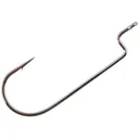 Gamakatsu Offset Worm Hook #1/0 Black 6PK - Gamakatsu