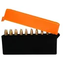 Berry's Flip Top Ammo Box 22-250 Remington, 243 Winchester, 308 Winchester 20-Round Plastic Hunter Orange - Berry's