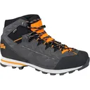 Hanwag Makra Light GTX Hiking Boots Synthetic Asphalt/Orange Men's 9.5 D - Hanwag