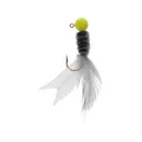 Mr. Crappie Slab Daddy Live Hair Jig Gray Squirrel 1/16 oz - Mr Crappie
