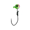 Eagle Claw Lazer Sharp Pro-V Eagle Eye 1/4oz Round Ball Jighead Rainbow - Eagle Claw