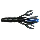 Big Bite Baits Craw Tube Black Blue/Electric Blue Laminate - Big Bite Baits