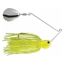 Strike King Potbelly Single Colorado Spinnerbait 3/8oz Chartreuse Nickel - Strike King