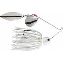 Strike King Potbelly Tandem Spinnerbait 3/8oz White Nickel - Strike King