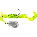 Road Runner Curly Tails Underspin Jig Chartruese Sparkle 1/4 oz - Road Runner