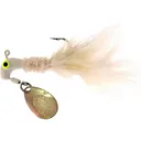 Road Runner Marabou Underspin Jig White/White 1/8 oz - Road Runner