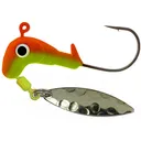 Road Runner Barbed Glow Head 1/4oz Underspin Jighead Chartreuse/Orange - Road Runner