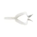 Mister Twister Double Tail 4" Grub White 10PK - Mister Twister