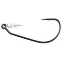 Owner TwistLock - with CPS Hook #3/0 Black Chrome 4PK - Owner Hooks