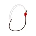 Mustad AlphaPoint Apex Wide Weedless Dropshot Hook #2/0 Black Nickel 4PK - Mustad