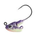 Northland Stand-Up Fire-Ball 1/8oz Shaky Head Jighead Uv Purple Tiger - Northland