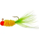 Team Crappie Slab Caller Jig Orange/Yellow/Lime 1/32 oz - Team Crappie