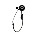 Eagle Claw Lazer Sharp Pro-V Weedless Eagle Eye 1/4oz Round Ball Jighead Black - Eagle Claw