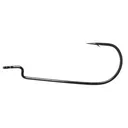 Owner All Purpose Worm Hook #4/0 Black Chrome 4PK - Owner
