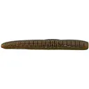 Roboworm Ned Worm 3" Green Pumpkin Black Flake - Roboworm