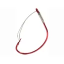 Mustad KVD Wacky Worm Hook #2/0 Red 5PK - Mustad