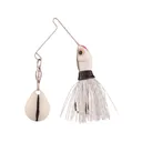 Strike King Rocket Shad Single Colorado Spinnerbait 1/4oz White Shad Silver - Strike King